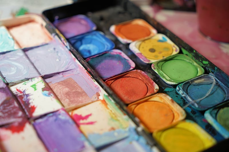 Painting on Recycled Canvas